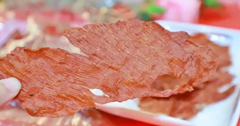 彰化北斗伴手禮！70年李老城肉脯店創始店薄透肉乾，北斗三大名產之一。