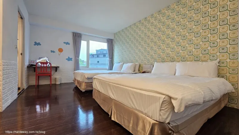 友愛礁溪溫泉飯店四人房