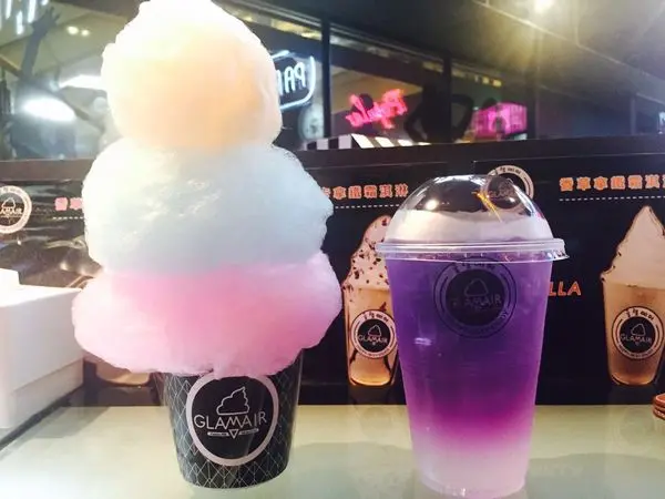 捷運市政府站/101站✿GLAM AIR✿韓國來的彩虹棉花糖與星空飲料一次滿足!!