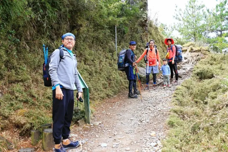 【百岳】玉山前峰(二刷)一日單攻《 3個小隊友(3歲7歲