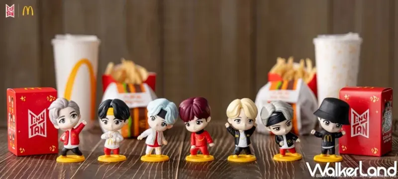 BTS麥當勞公仔！麥當勞限定版TinyTAN盲盒加價購，ARMY吃麥當勞抽起來。