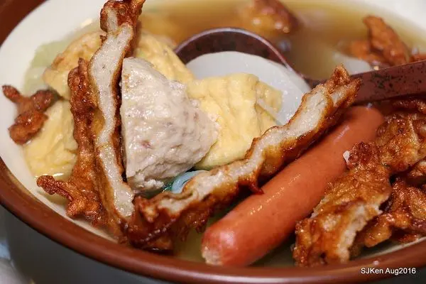 (台北捷運文湖線六張犁站周邊美食)「喀佈貍-大眾和風洋食居酒屋(一店)」 --- 典雅精緻裝潢，大份量創意美味沖繩風味日式燒烤炸物關東煮料理! 