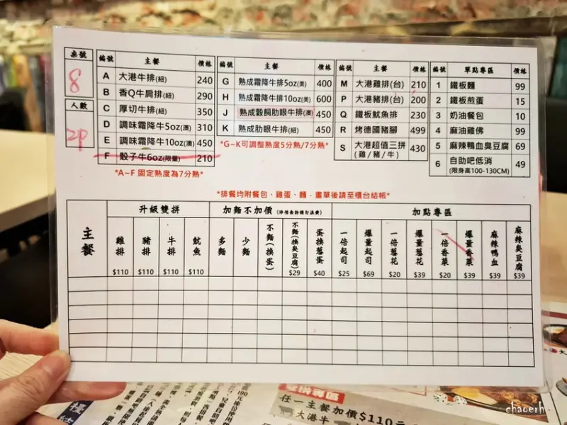 屏東-大港参貳 平價牛排館