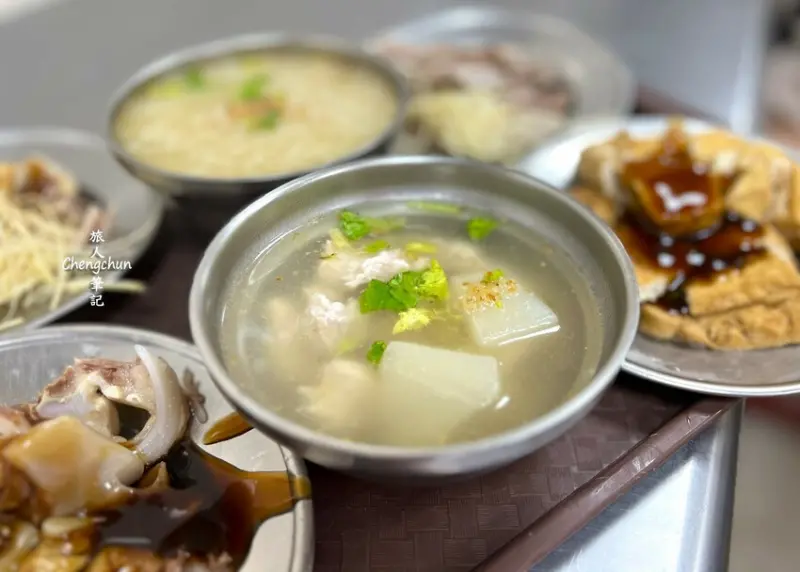 台北老味道【大龍峒肉羹・米粉湯】沒有勾芡爽口肉羹湯