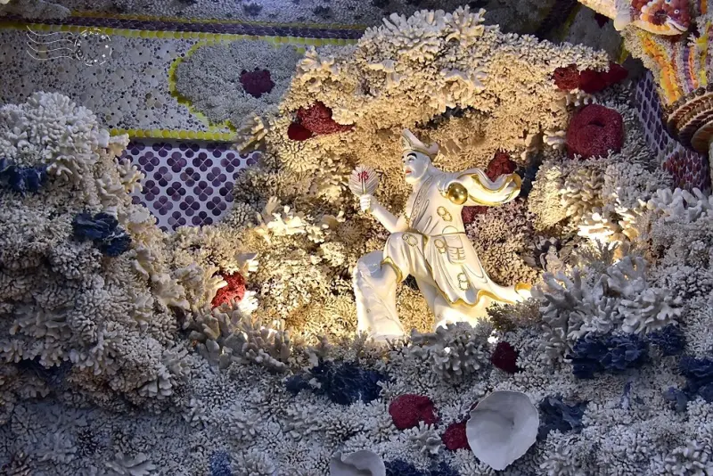 【石門珊瑚貝殼廟】十八羅漢洞