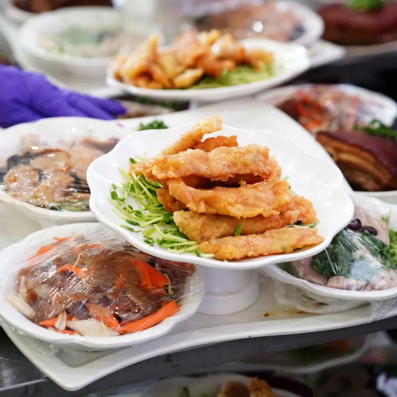 屏東辦桌推薦【聞香閣婚宴餐廳】戶外辦桌也能吹冷氣！冷氣辦桌、