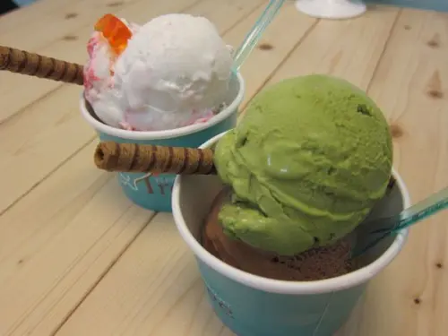 小象樹義式冰淇淋..熱辣辣吹冷氣吃冰歇腳