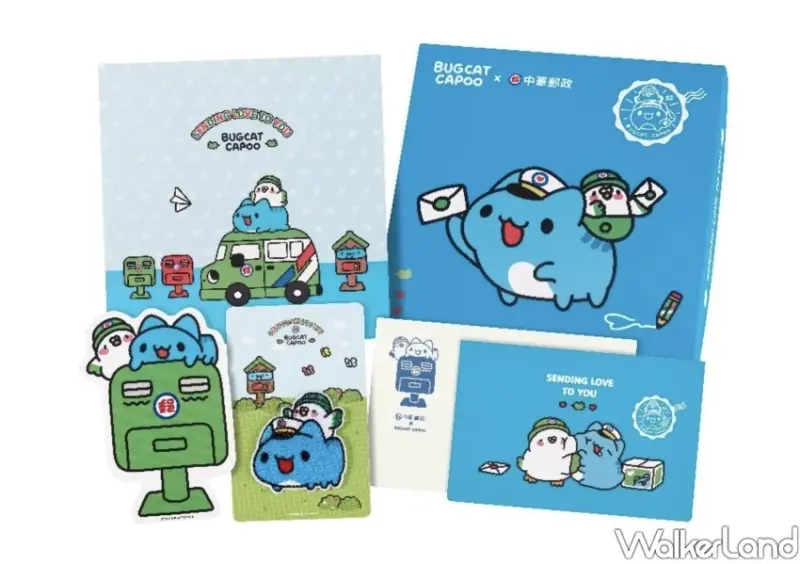 咖波粉衝郵局！中華郵政×咖波20款聯名40元入手，購買通路一次看。