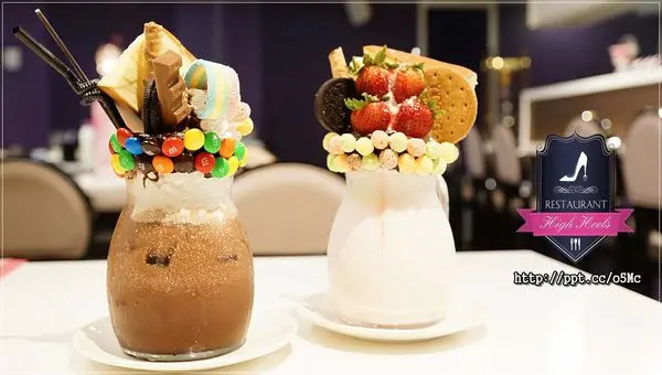 【Hs Cafe高跟鞋公主】忠孝敦化下午茶，巧克力華爾滋／粉紅圓舞曲／粉紅公主草莓聖代 