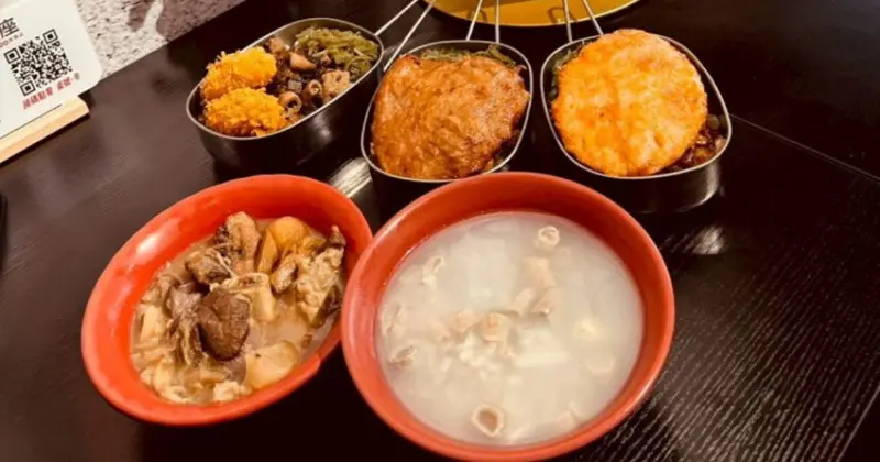 桃園龜山平價美食推薦！上座古傳滷肉飯專賣店超懷舊，古早摩天輪套餐。