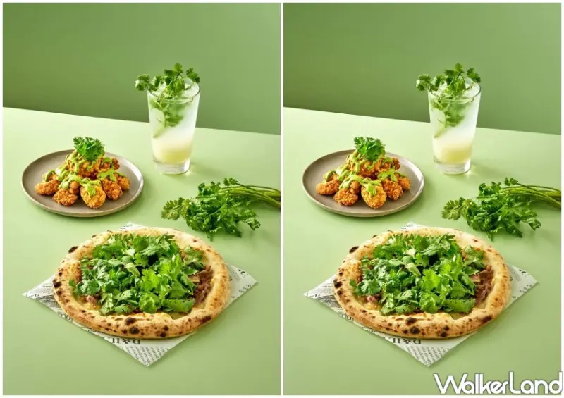 爆量香菜比薩 炸雞！堤諾比薩爆量香菜3大新品，反香菜者直呼可怕。