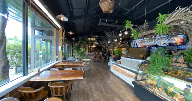 花蓮落羽松景觀餐廳！松湖驛站落羽松湖畔美景，品嚐各國美食合菜下午茶。