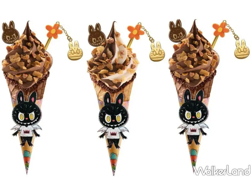 小七也有LABUBU巧克力！GODIVA、LABUBU新聯名，榛果巧克力霜淇淋要吃。