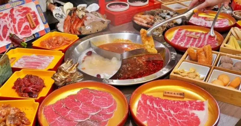 宜蘭火鍋吃到飽「麻辣囍室」高CP值推薦！美澳和牛 頂級海鮮全吃到飽。