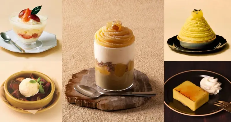 JR品川車站「ecute品川」舉辦秋季水果地瓜祭，西洋梨蘋果、地瓜杯裝甜點、蘋果地瓜焙茶布丁蒙布朗、蘋果地瓜麻糬等應有盡有。