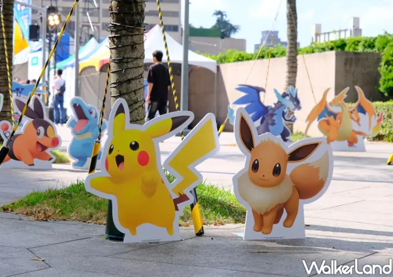 寶可夢夜市快閃台北101！免費玩5大遊戲再送小禮物，皮卡丘見面會。