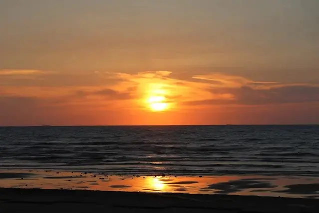 新屋濱海林蔭沙洲 (西濱公路) - 夕陽 - 太陽