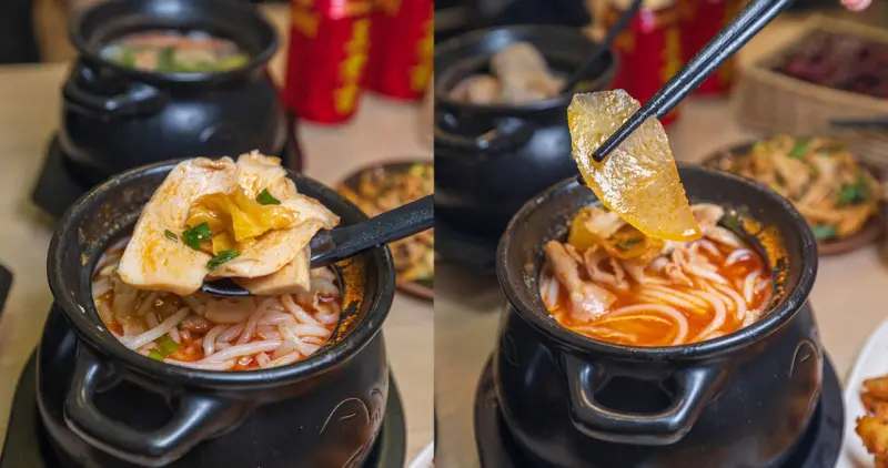 川麵道北平店｜台中正宗四川味罐罐米線，7種特調湯頭獨特泡椒辛香料陶罐燉煮砂鍋，一吃上癮的台中北屯美食推薦