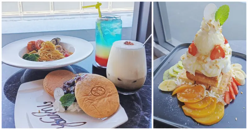 新竹咖啡廳推薦洗版IG！NYMPH精靈星空咖啡廳高空景觀，蜜糖吐司必吃。（歇業）