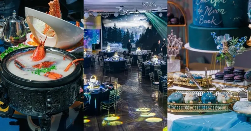 獨特絕美的自然主題婚禮！神秘宇宙星河、韓系花藝、仙女翅膀，各種女生心目中的婚禮，桃園婚宴會館推薦 | 【桃園 平鎮區】Amour 阿沐