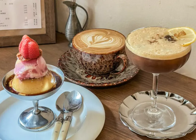 台北沒有招牌的人氣咖啡廳！溫度 WEN DU每日限量布丁必點。