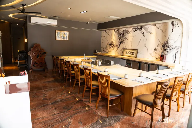 桃園大園青埔美食推薦-海童鐵板料亭，嚴選的食材遇上身懷絕技的主廚，一道道美味的鐵板料理讓人心滿意足。 @圍事小哥的幸福相框