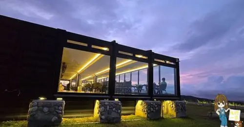 桃園龍潭景觀餐廳！見山景觀餐廳第一排百萬夜景、賞夕陽，豬肋排必吃。