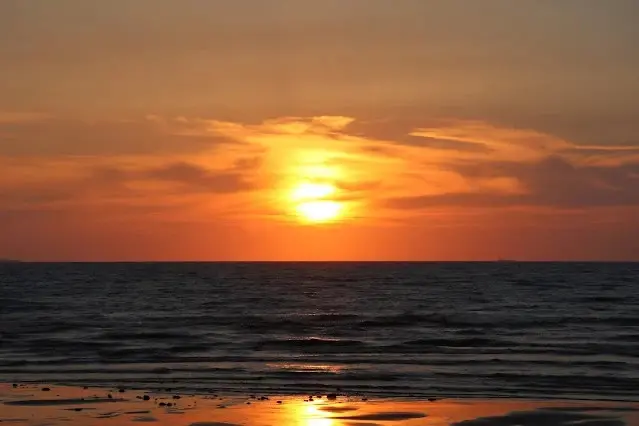 新屋濱海林蔭沙洲 (西濱公路) - 夕陽 - 太陽