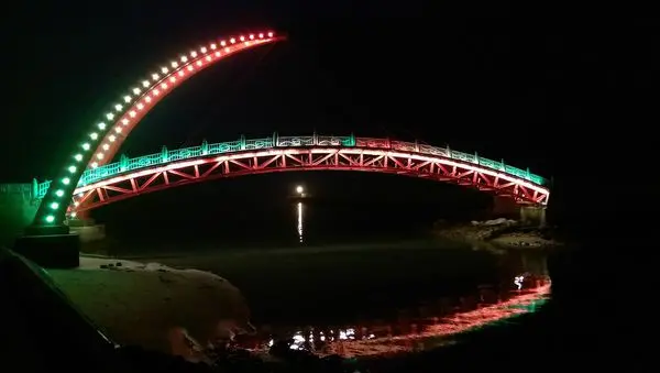 苑港景觀橋：超美夜景(苑裡)