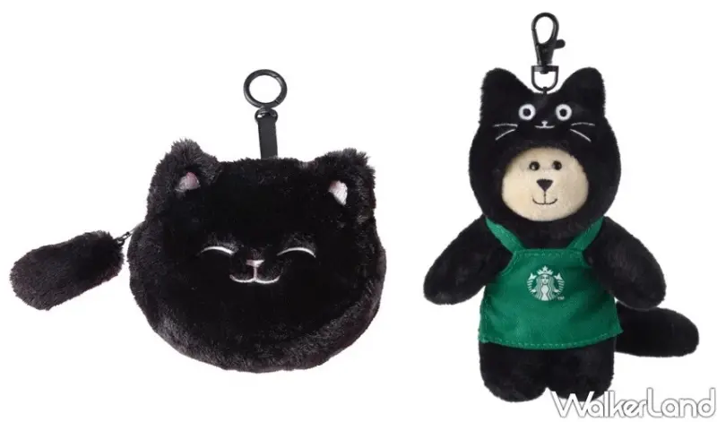 星巴克萬聖節新品！黑貓尾巴飲料提袋、芝麻杏仁豆腐星冰樂，有買一送一喝。