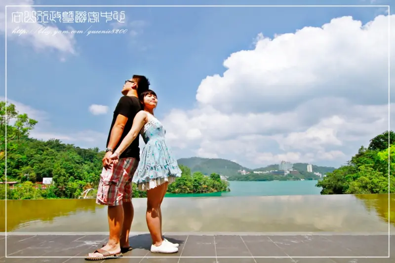 【日月潭】湖光山色映入眼簾。向山行政暨遊客中心
