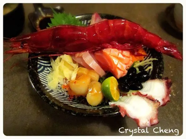 【台北好食推薦】玄馥日本料理 橫躺碗中央霸氣紅通通胭脂蝦 威～出界了!