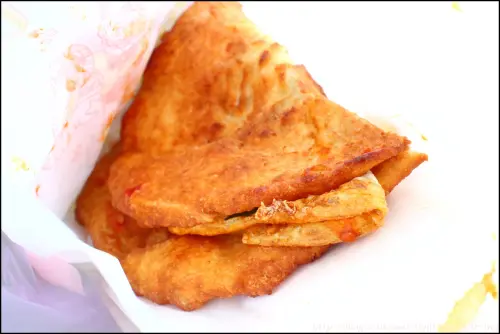 宜蘭頭城美食：頂埔阿嬤蔥油餅～銅板美食，台味早午餐