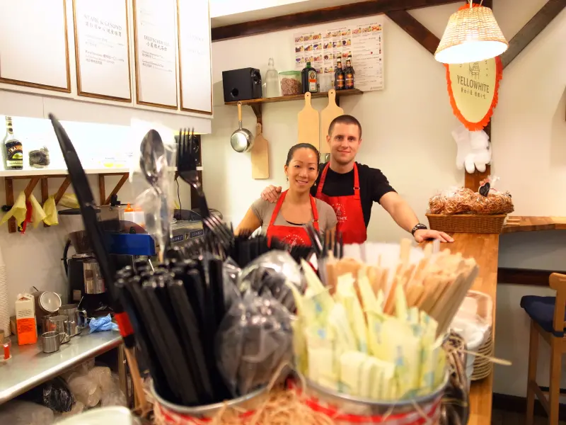 GRD日誌---17042012 黃白小屋：台灣也有道地德國甜點唷