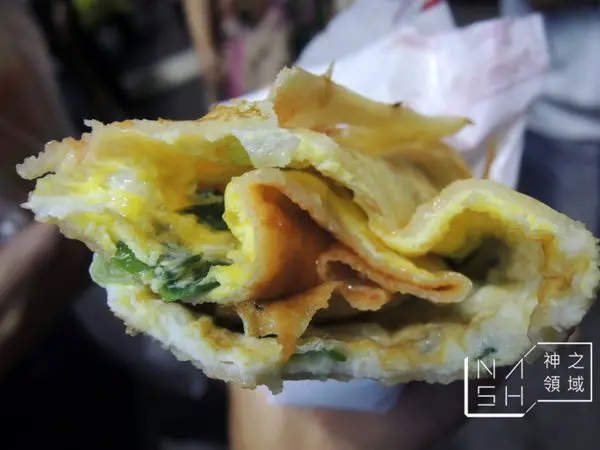 [台中食記] Nash 吃 逢甲夜市排隊名店 明倫蛋餅