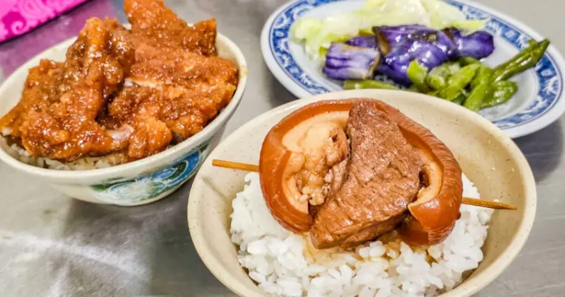 彰化宵夜必吃！腳筋飯阿正爌肉飯，深夜銅板價美食超划算