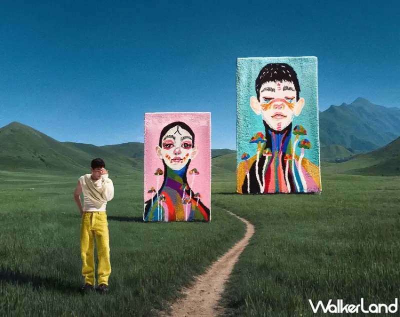 2025 ART TAIPEI焦點「雷沙・達岜斯」織出泰雅靈性之光，全台最大手工菱形地毯「祖靈之眼」震撼台北藝博會。