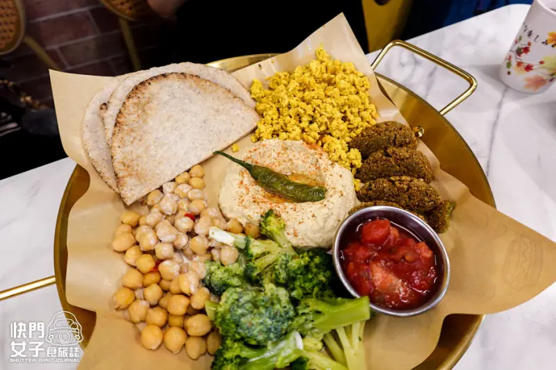 30師大商圈美食阿拉伯口袋餅雞肉套餐Arabian pita chicken platter.jpg