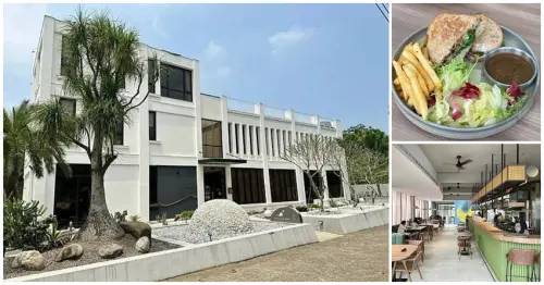 苗栗隱藏版景觀咖啡廳！獨棟純白建築MODA & the MOON cafe，享受山林早午餐。