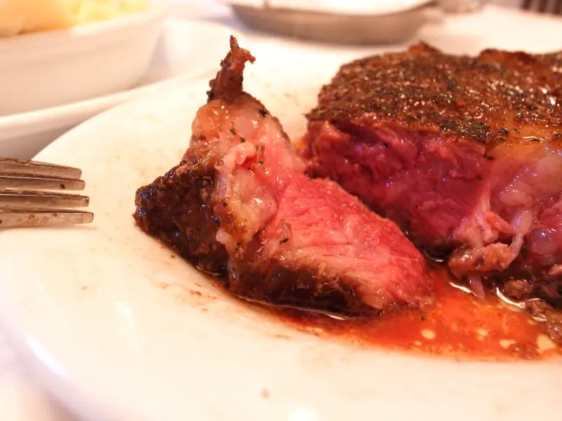 GRD日誌---12092011 茹絲葵經典的肋眼牛排 (Ruth's Chris)