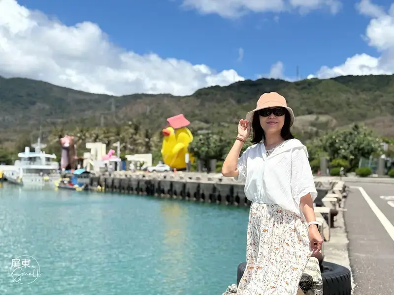 超萌巨型小可愛【看海美術館_怪獸代班】，順遊絕美枋山石礁海岸