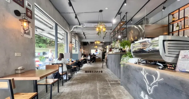 坪林北宜路美食！鹿鹿Brunch療癒系早午餐咖啡，重機族激推首選休憩站。