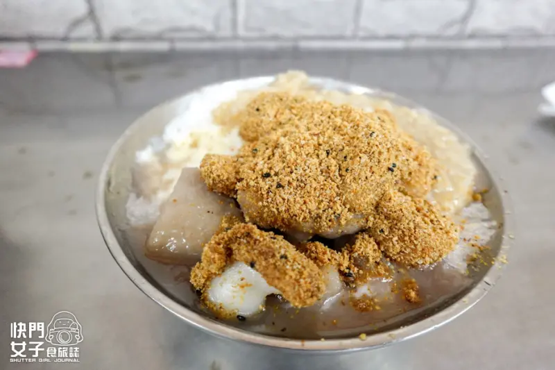 19大同延三夜市美食魏祥記純糖麻糬冰花生芝麻麥角芋頭冰.jpg