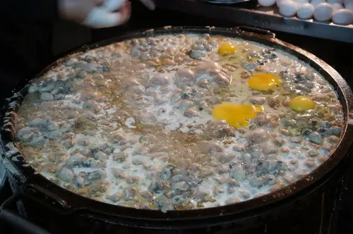 超肥美"海埔蚵仔煎"