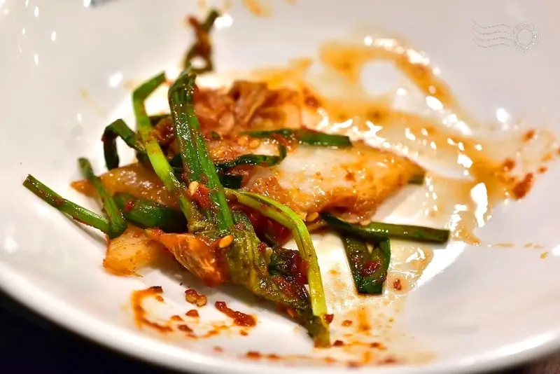 【北倉洞嫩豆腐：涓豆腐】蔥泡菜