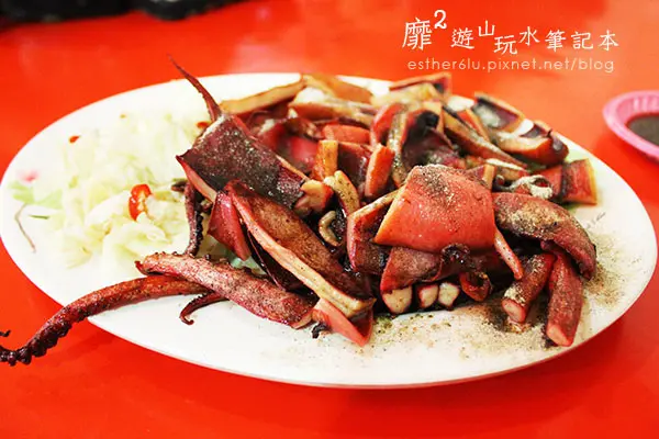 2014-10-12 宜蘭美食遊~廟口紅糟魷魚 十六崁瓜仔雞麵 Q蛙撞奶