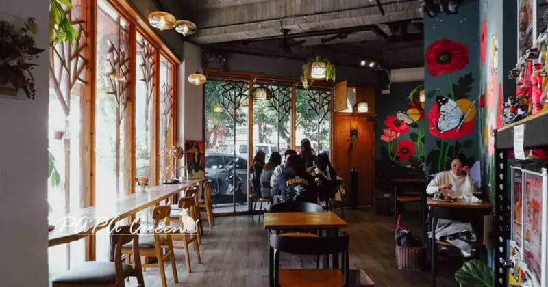 台中早午餐推薦！木質系Gohome食研室，必點義大利麵 早餐盤超滿足。