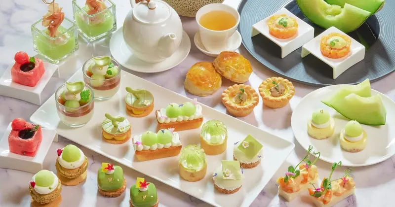JR東日本大飯店台北「山形縣庄內產哈密瓜下午茶」！品嚐超越15度的甜蜜，體驗貴族級的奢華夏日風情。