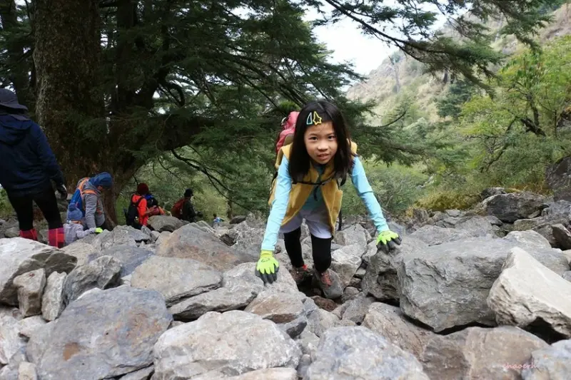【百岳】玉山前峰(二刷)一日單攻《 3個小隊友(3歲7歲