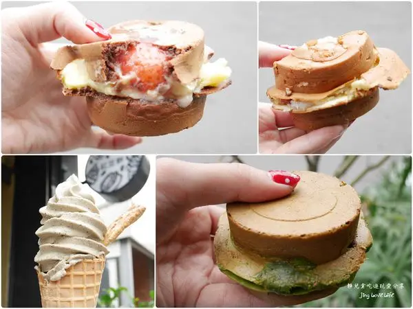 ★食★台中。一中商圈→【INO Ice】讓人欲罷不能飽滿餡多的紅豆餅&濃濃茶香的手工冰淇淋